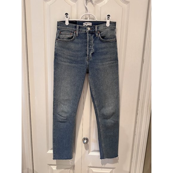 EUC Re/Done High Rise Ankle Crop - Picture 2 of 8